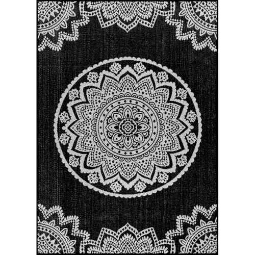 Outdoor Rug 5x7 Modern Area Rugs for Indoor and Outdoor Patios and Porches