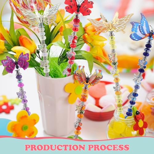 380Pcs Beaded Garden Stake (380 Count)