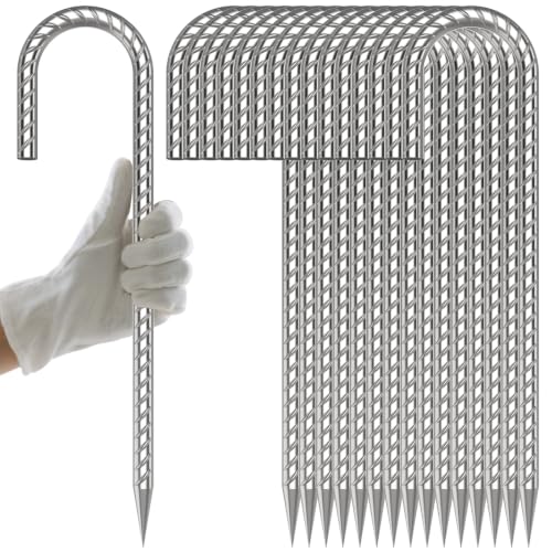 Rebar Stakes 12 Inch J Hook (6 Count)