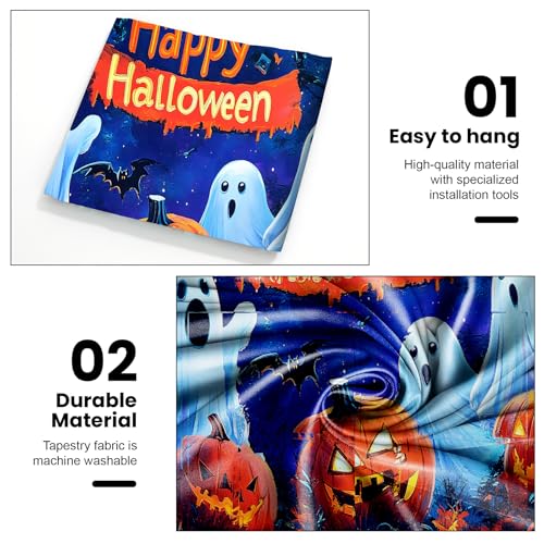 UV Reactive Halloween Tapestry