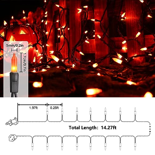 Orange Halloween Lights (12.5 Foot)