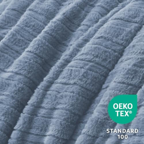 Faux Fur King Size Comforter Set