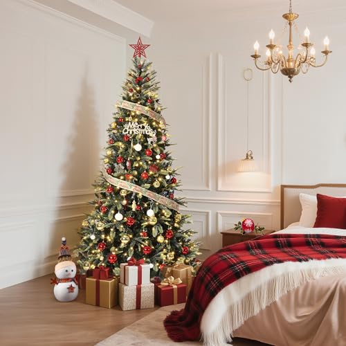 6.5 FT Pre Lit Pencil Christmas Tree