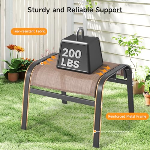 Outdoor Ottoman Set of 2 (2 Count)