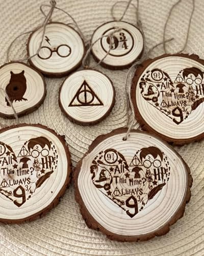 Natural Wood Slices 30 Pcs 2 (30 Count)