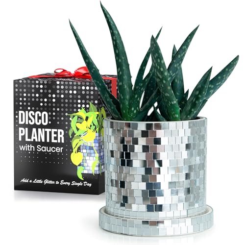 Disco Ball Planter Pot