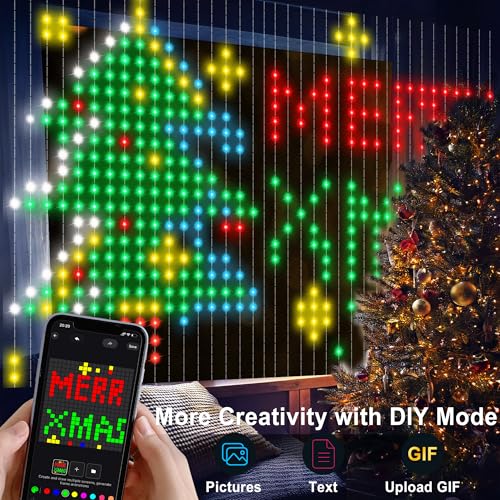 Smart Curtain Lights 400 LED (6.56 Foot)