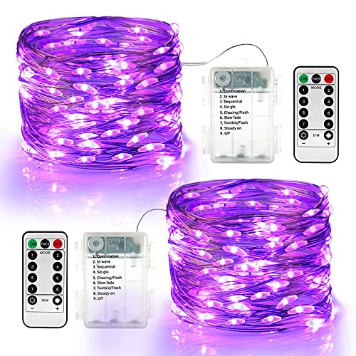Purple Halloween Fairy Lights