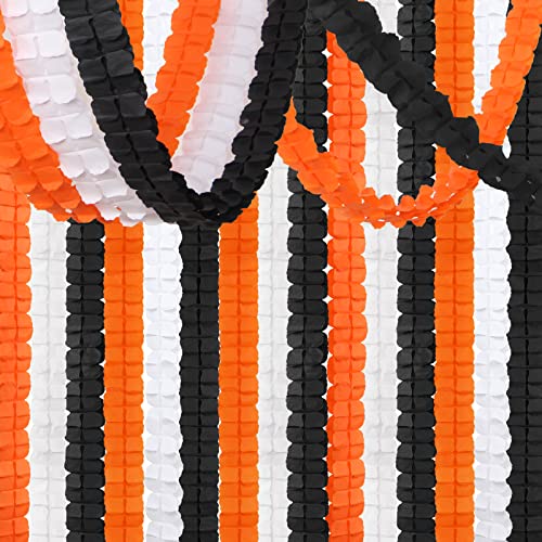 Black White Orange halloween Party (141.6 Foot)