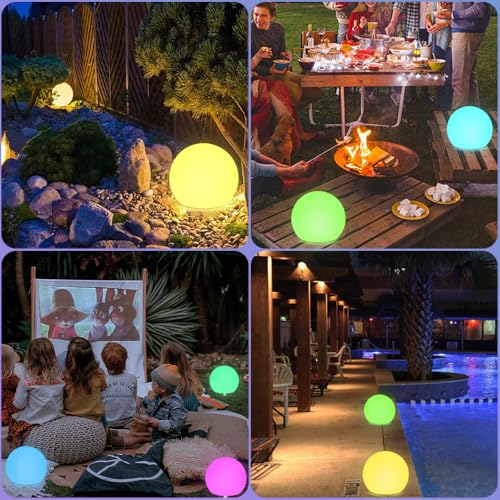 8 in Solar Globe Light Outdoor