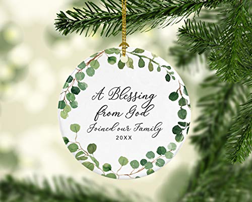 Custom Year Round Ceramic Porcelain Christmas Tree Ornament Keepsake Collectible Gift