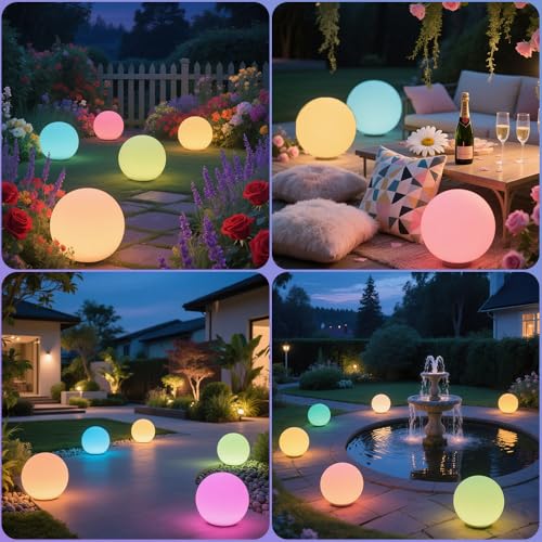 8 in Solar Globe Light Outdoor