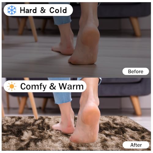 Extra Large Fluffy Area Rug for Bedroom Living Room