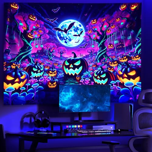 UV Reactive Halloween Tapestry