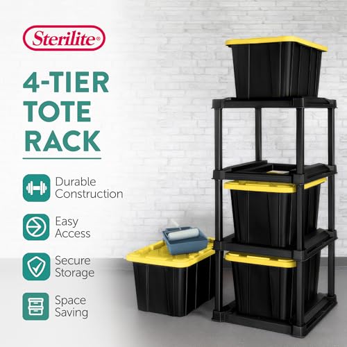 4 Tier Tote Rack with 4 (5 Count)