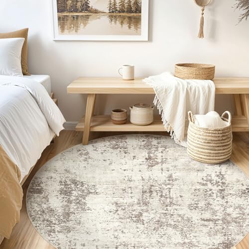 8ft Round Area Rug Living Room Rugs (24 Count)