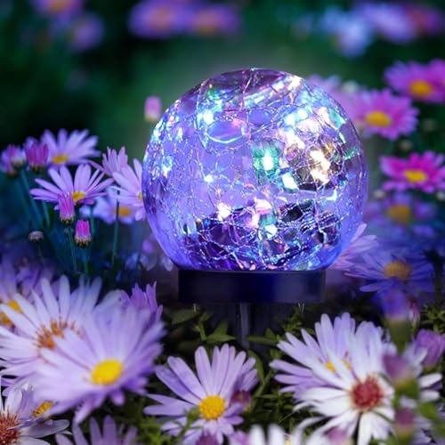 4 Pack 3.9" Solar Garden Lights Outdoor Waterproof (4 Count)