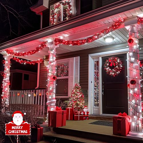 2 Pack Solar Christmas Lights (66 Foot)