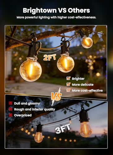 58FT 26LED Solar String Lights Outdoor with Remote & USB Port (58 Foot)