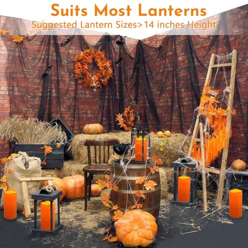 8" x 4" Large Outdoor Flameless Candles