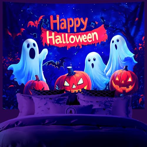 UV Reactive Halloween Tapestry