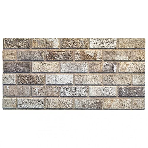 3D Wall Panels Faux Brick (10 Count)