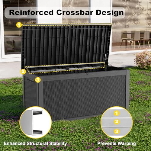 320 Gallon Outdoor Deck Box