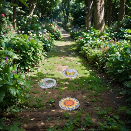 Sunflower Stepping Stones Outdoor Garden