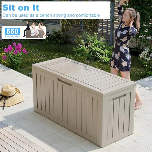 80 Gallon Deck Boxes Outdoor Waterproof