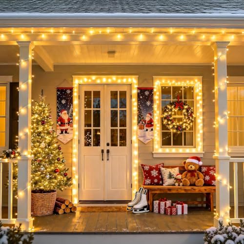 800 LED String Lights Indoor Outdoor Christmas Lights Plug in (131 Foot)