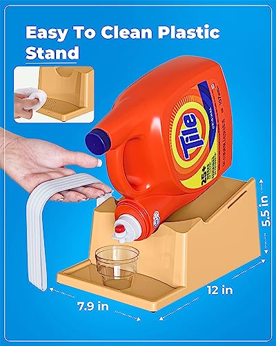 Liquid Laundry Detergent Holder Stand with Drip Tray