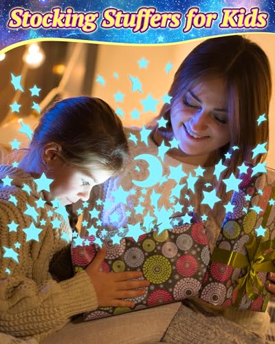 201 Pcs Glow in The Dark Stars Stickers for Ceiling (201 Count)