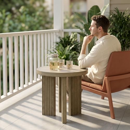 17.52" Small Round Side Table