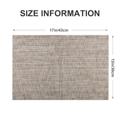 Vinyl Placemats Set of 6 (4 Count)