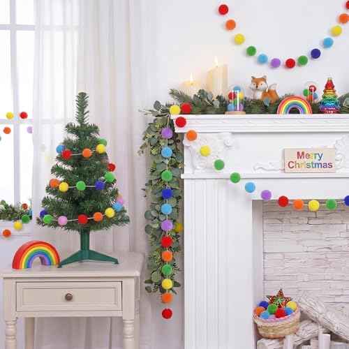 Pom Pom Garland Decorations (2 Count)
