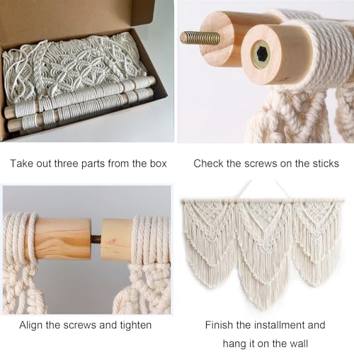 Macrame Wall Hanging Large (3 Count)