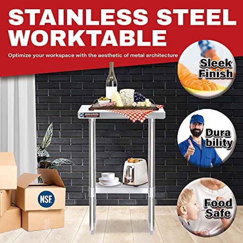 24x12 Small Stainless Steel Table