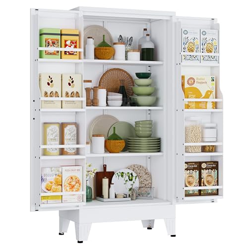 48" H Metal Kitchen Pantry Storage Cabinet