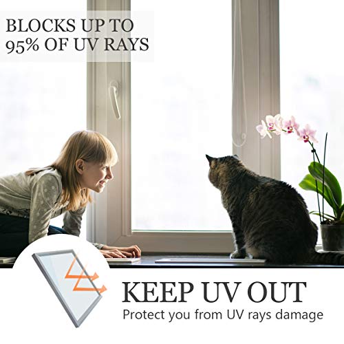 White Frosted Glass Window Privacy Film