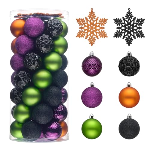50ct Halloween Ornaments Tree Decorations Indoor 2 Inch (50 Count)