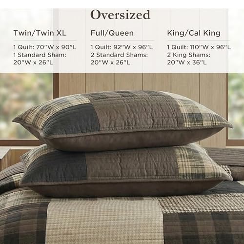 Woolrich Reversible Cotton Quilt Set