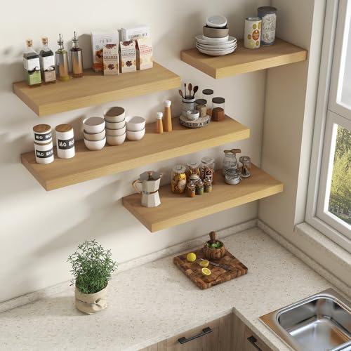 12 Deep Floating Shelves 30x12” Set of 2 (2 Count)