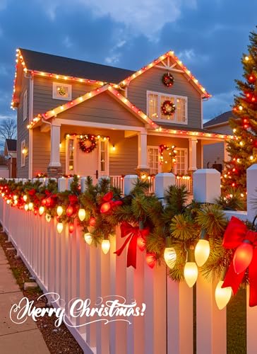 100Ft Christmas Lights Outdoor (100 Count)