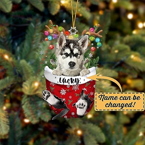 Alaskan Malamutes Dog Christmas Ornament