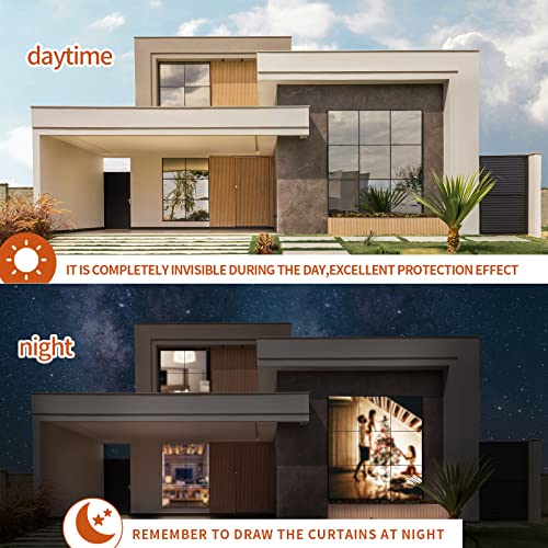 One Way Window Privacy Film with Tools (43.05 Sq Ft)