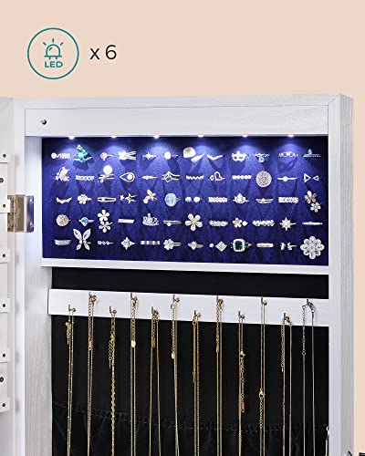 Mirror Jewelry Cabinet Armoire