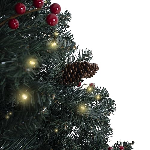 Belen 7.5ft Pencil Christmas Tree Prelit pre