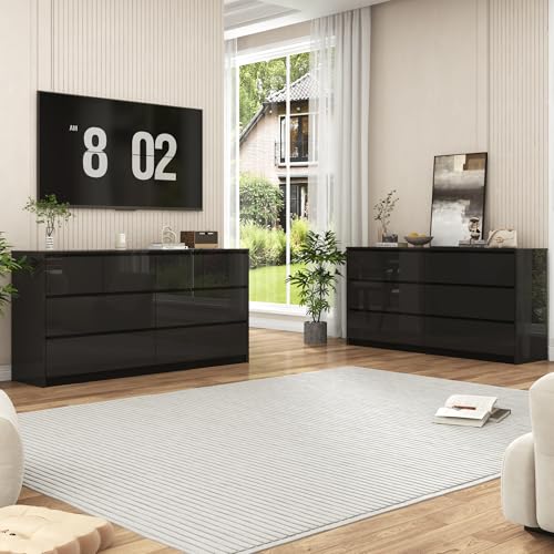 Black Malm Dresser for Bedroom