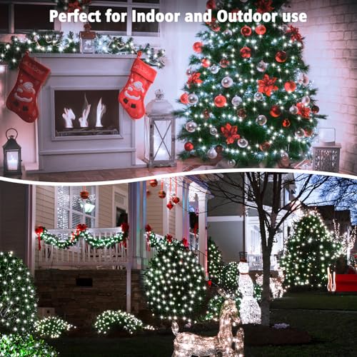 4 Pack Timer Christmas Fairy Lights Battery Operated 16.4FT 50 LED (200 Count)