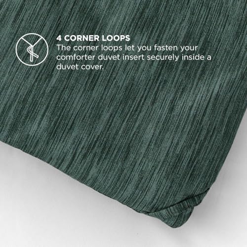 Dark Green Twin Comforter Set